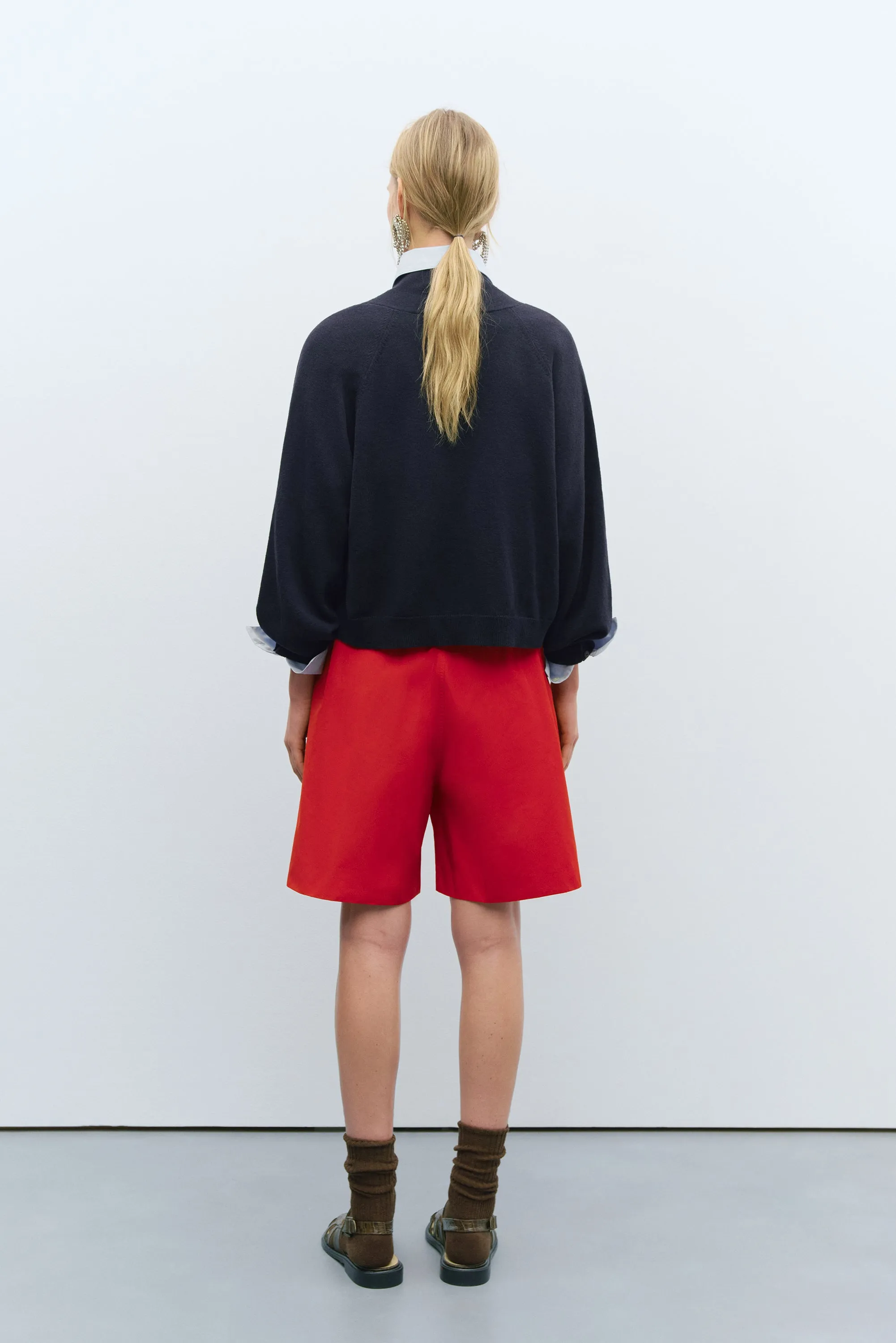 MERINO WOOL CARDIGAN NAVY sold by Cordera product image thumbnail 3