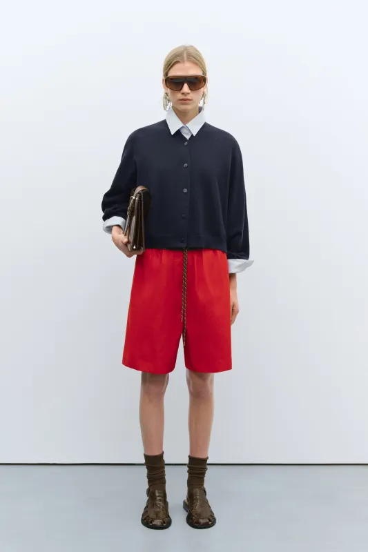 MERINO WOOL CARDIGAN NAVY sold by Cordera