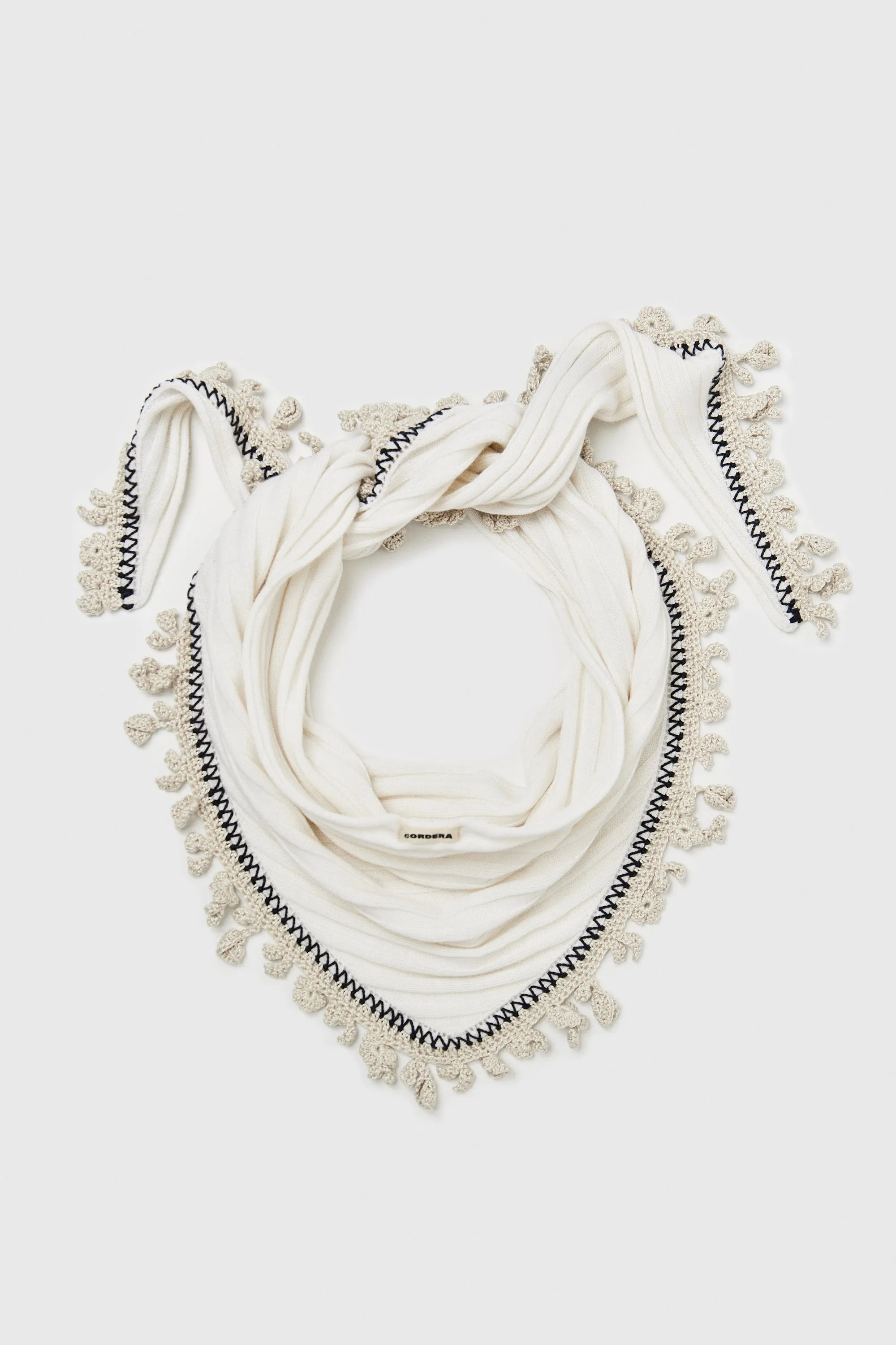 MERINO WOOL BANDANA NATURAL sold by Cordera product image thumbnail 3