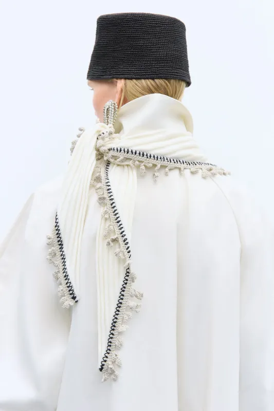 MERINO WOOL BANDANA NATURAL made by Cordera