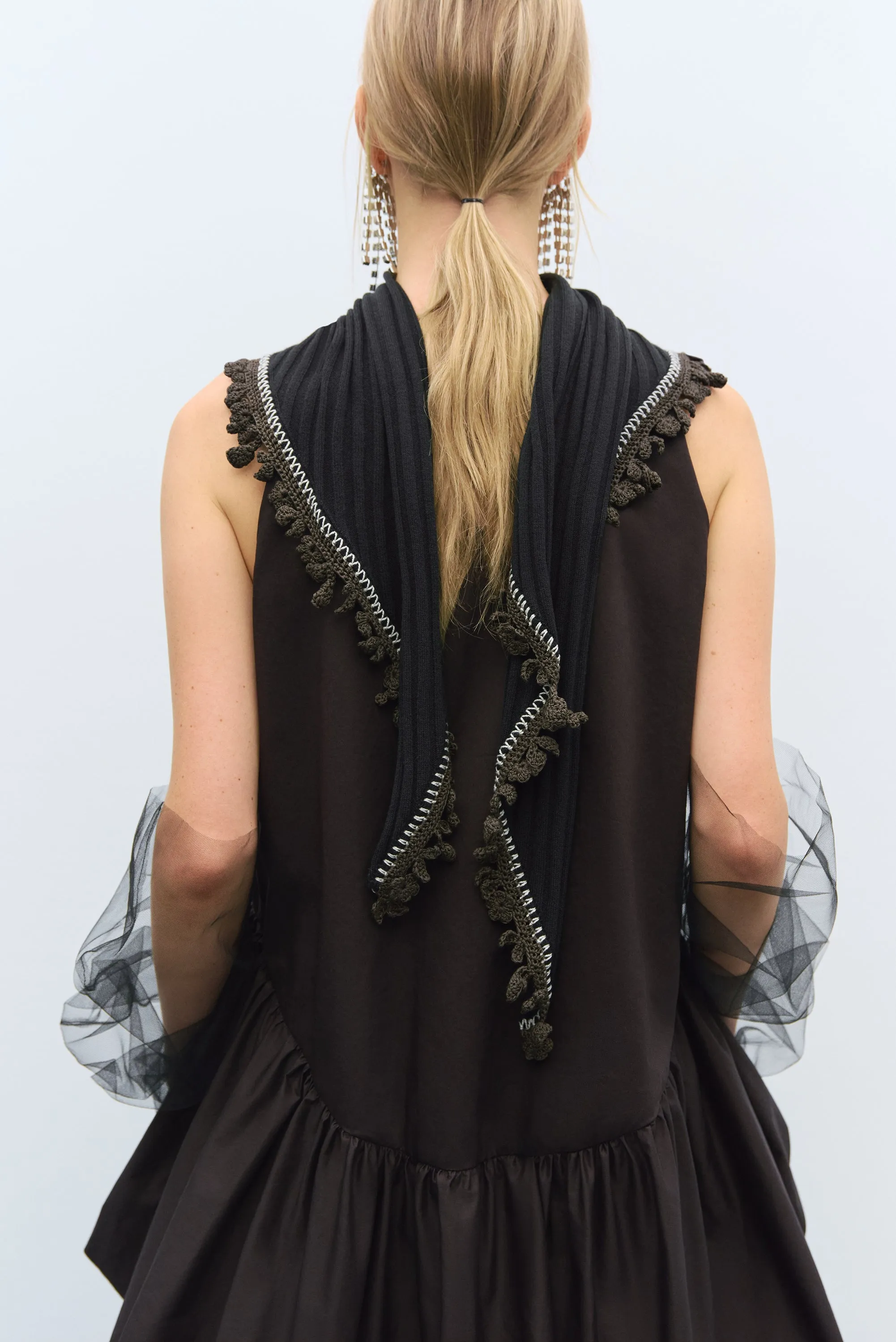 MERINO WOOL BANDANA BLACK sold by Cordera product image thumbnail 2