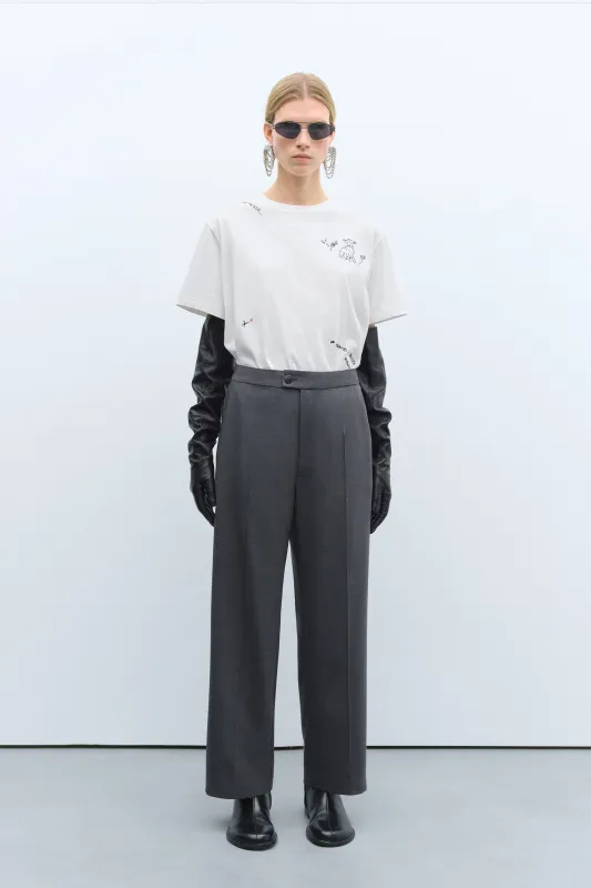 TAILORING SEAM PANTS GREY sold by Cordera
