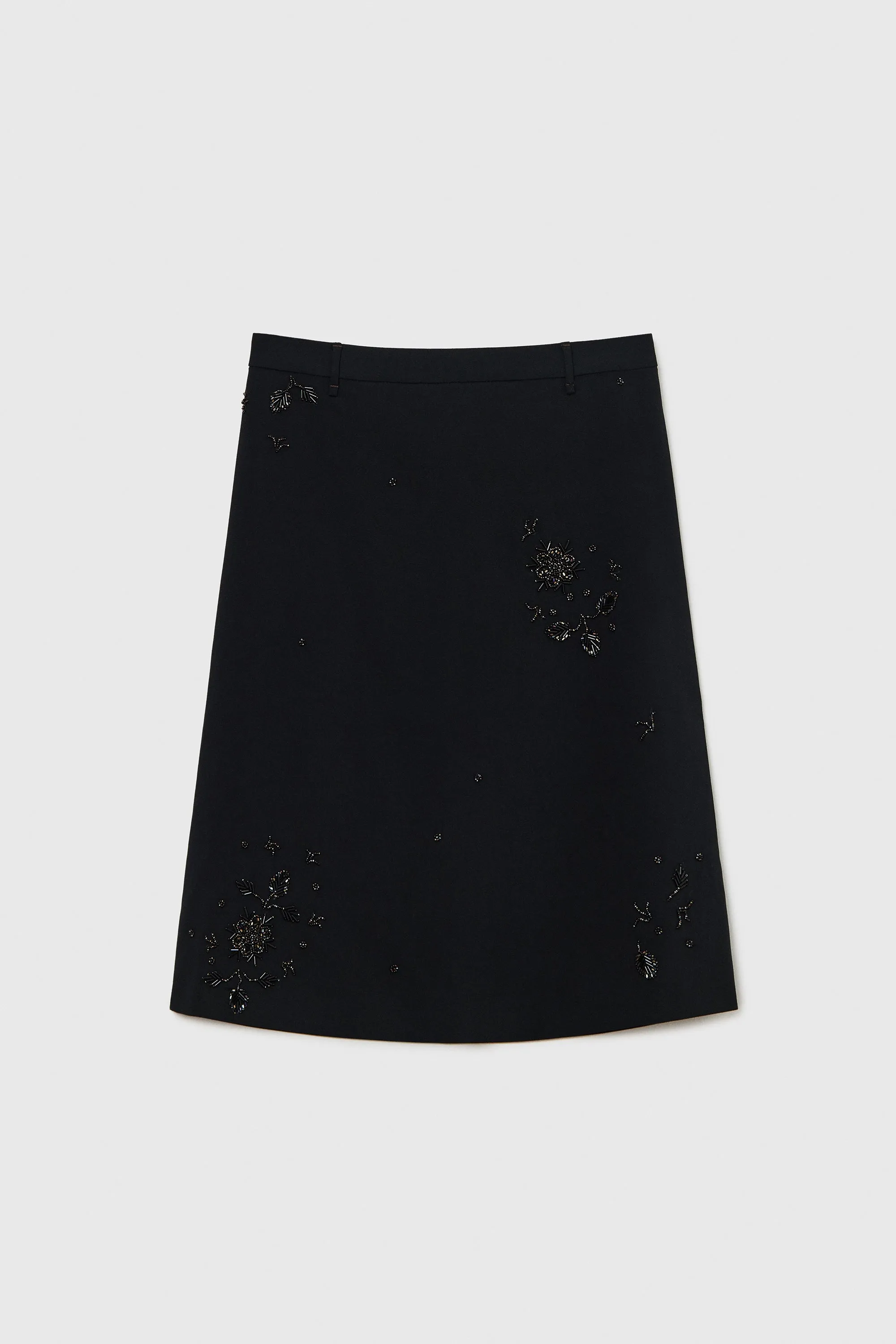 EMBELLISHED TAILORING SKIRT BLACK sold by Cordera product image thumbnail 4