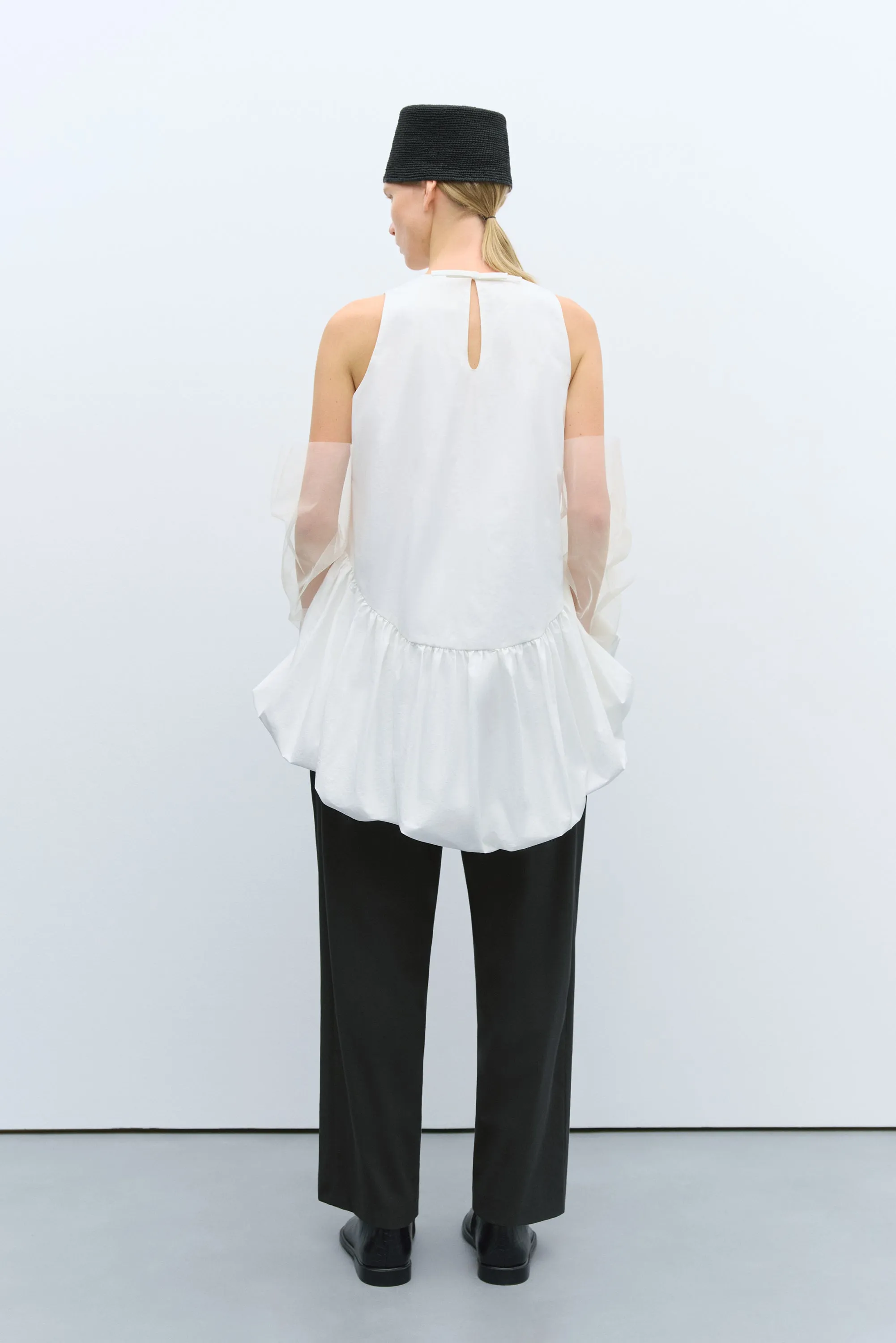 BALLOON MINI DRESS WHITE sold by Cordera product image thumbnail 4