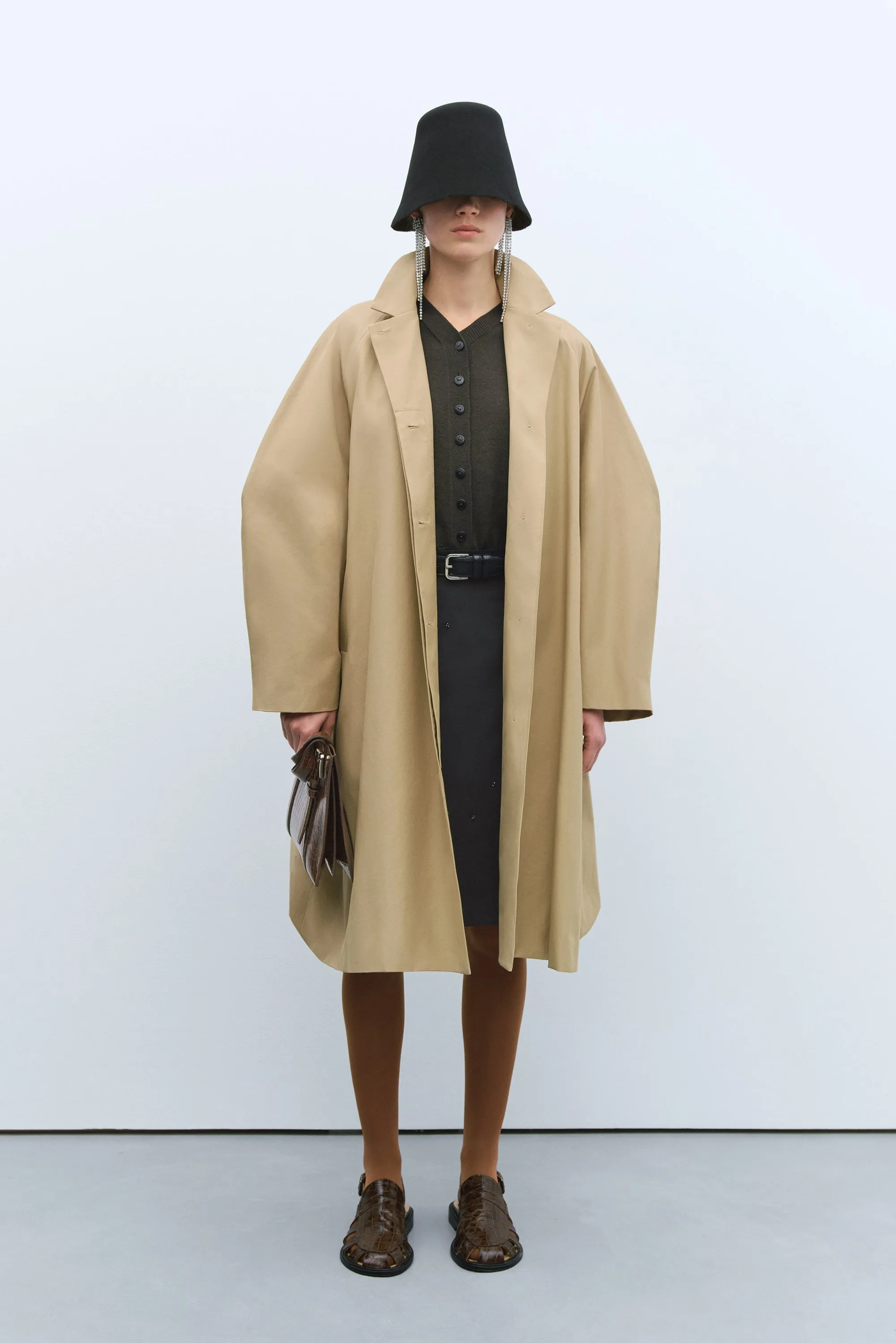 BALLOON TRENCH COAT CAMEL sold by Cordera product image thumbnail 2