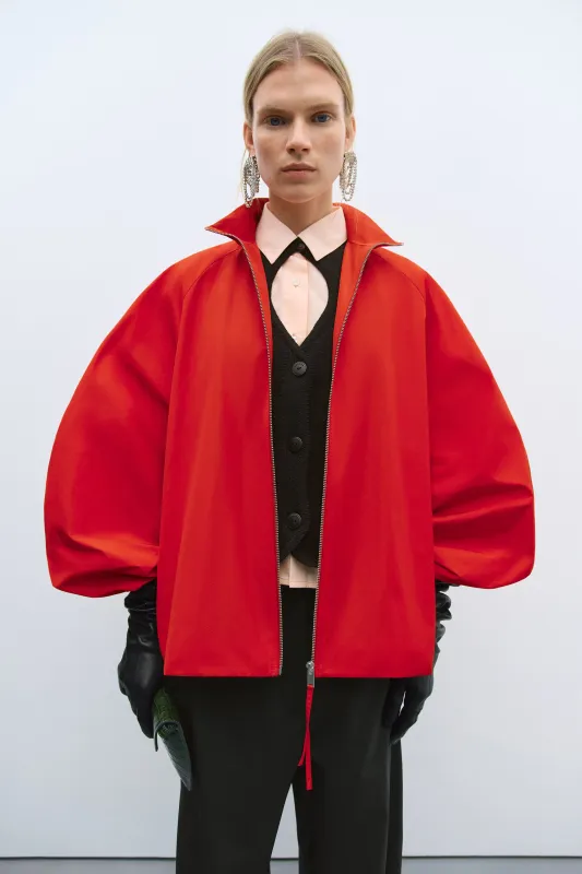 UTILITY BALLOON JACKET RED made by Cordera