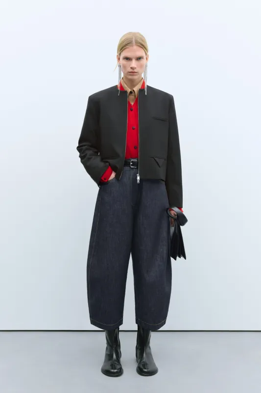 CROPPED JACKET BLACK sold by Cordera