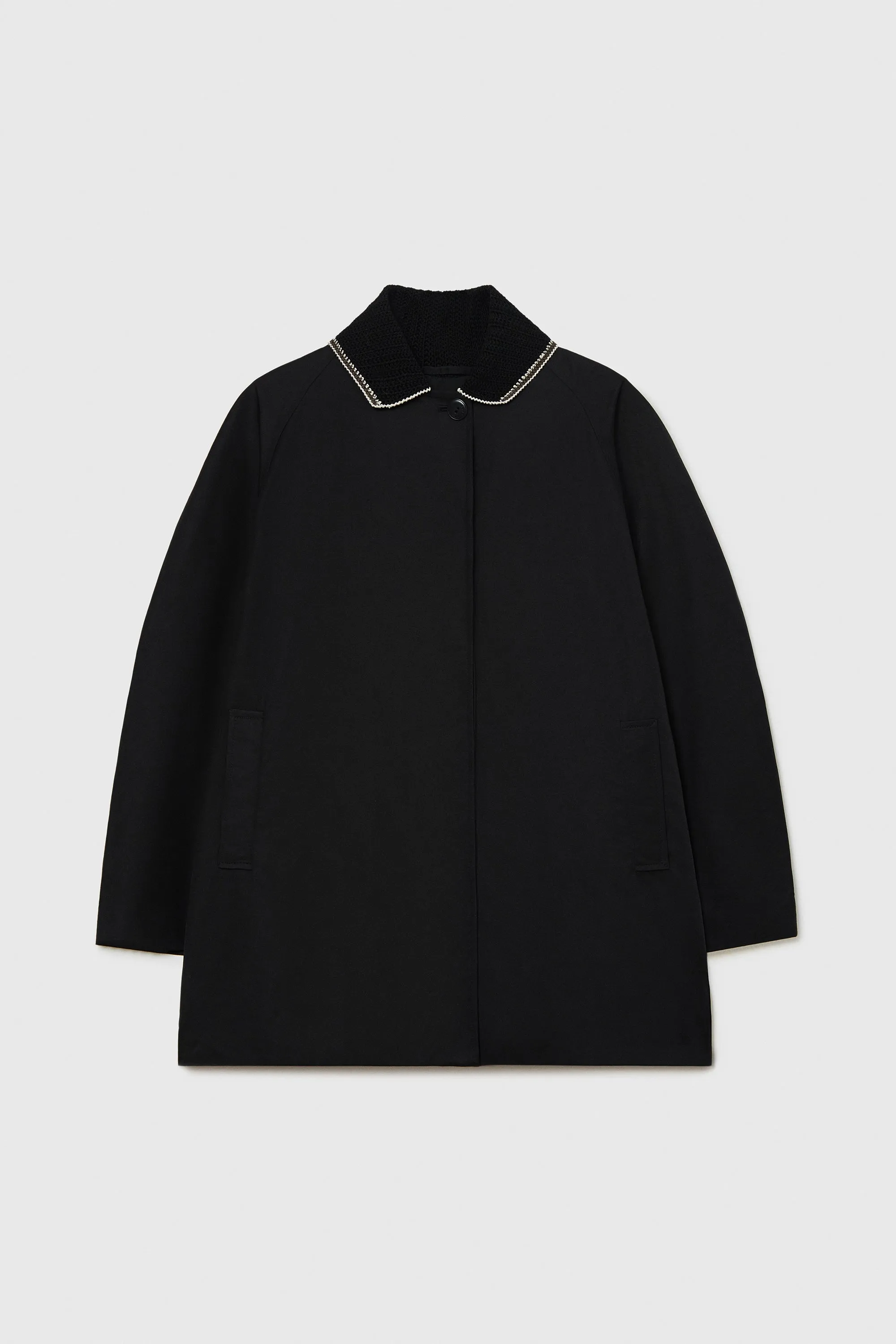 CROCHET COLLAR JACKET BLACK sold by Cordera product image thumbnail 4