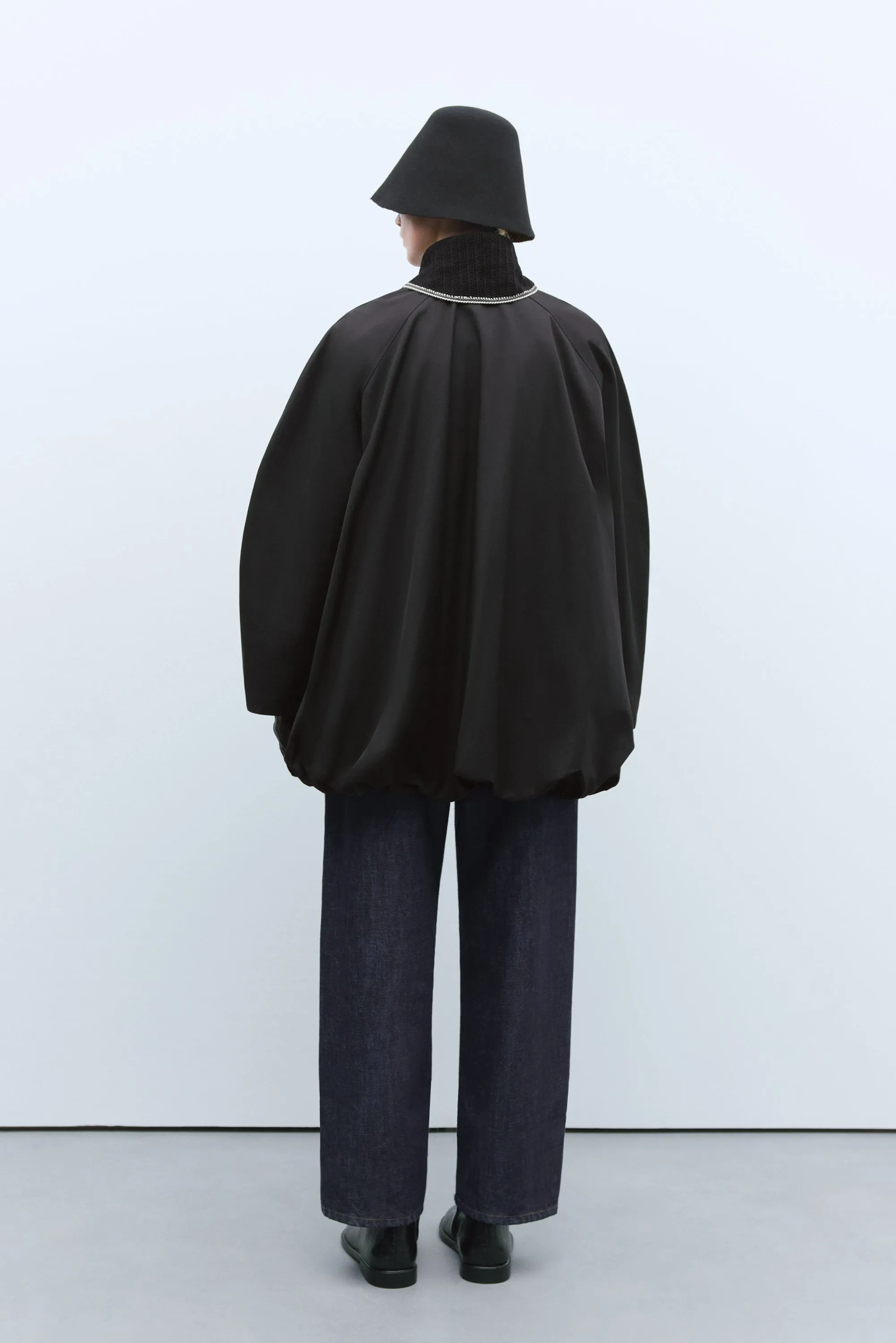 CROCHET COLLAR JACKET BLACK sold by Cordera product image thumbnail 3