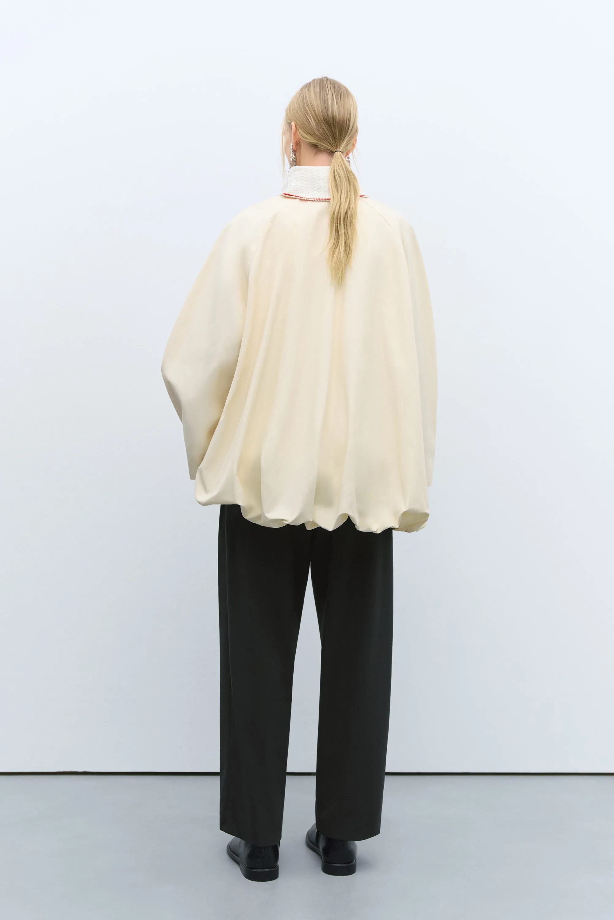 CROCHET COLLAR JACKET CREAM sold by Cordera product image thumbnail 3