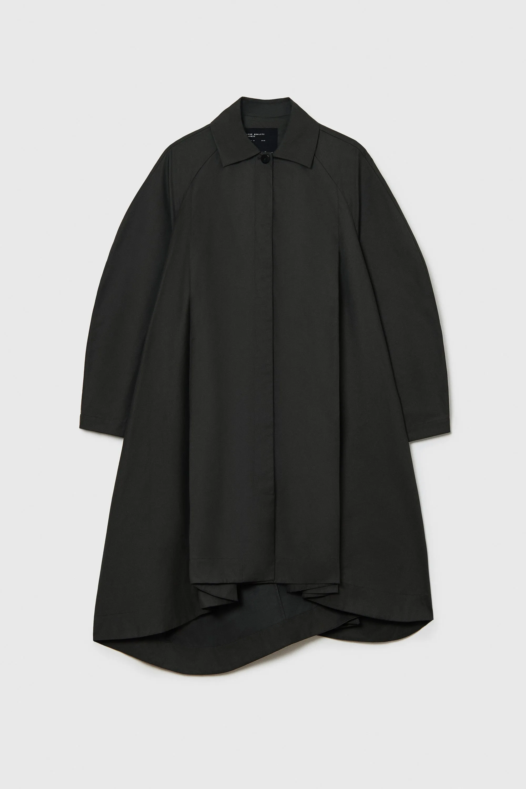 ASYMMETRIC TRENCH COAT GRAPHITE sold by Cordera product image thumbnail 4