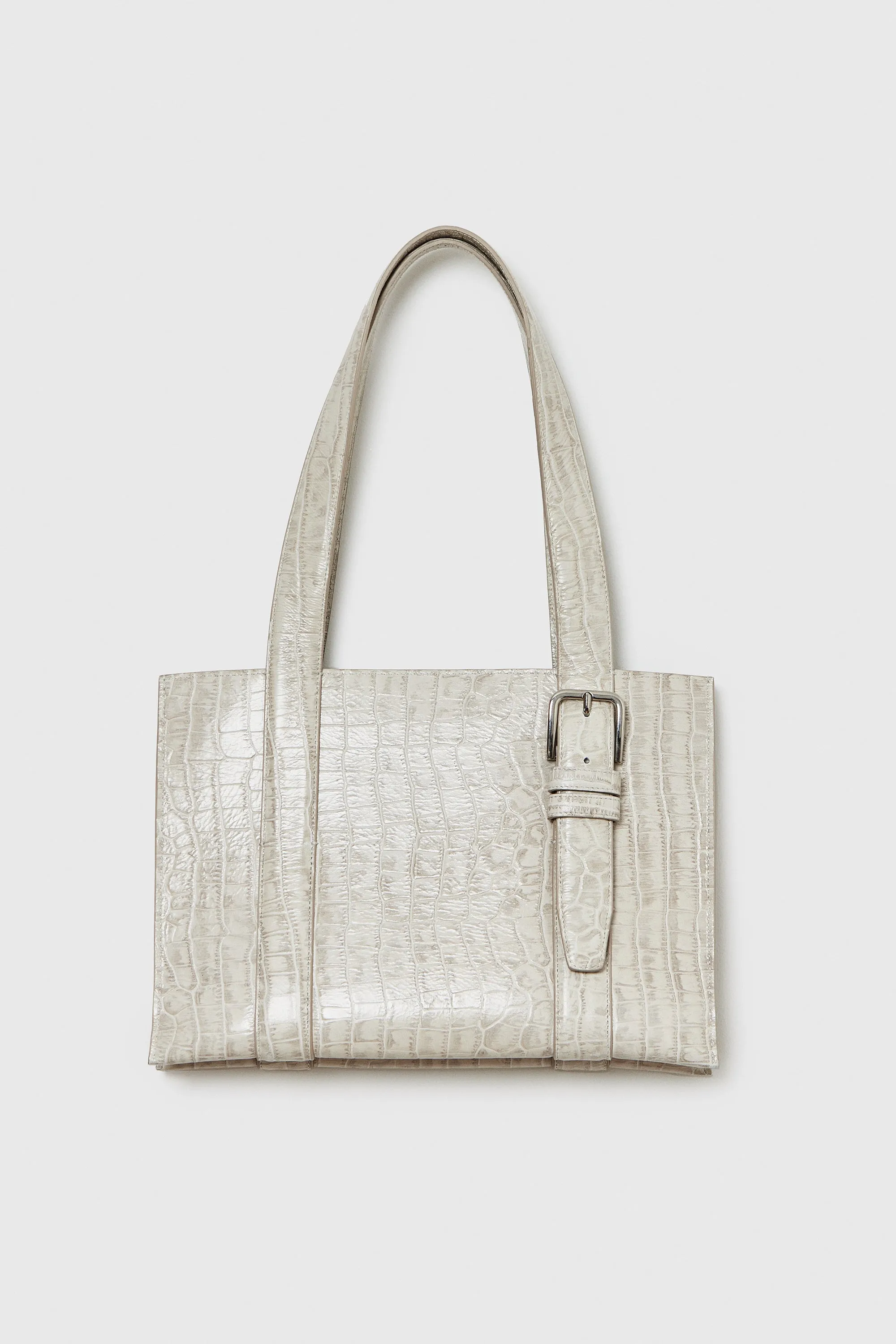 BUCKLE BAG CREAM CROCODILE sold by Cordera product image thumbnail 2