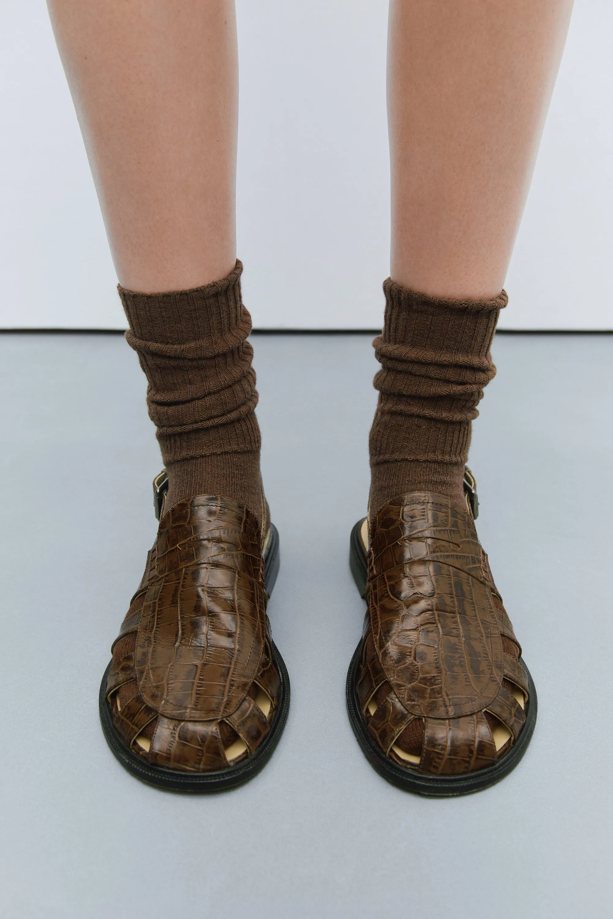 SLINGBACK LOAFER CROCODILE sold by Cordera