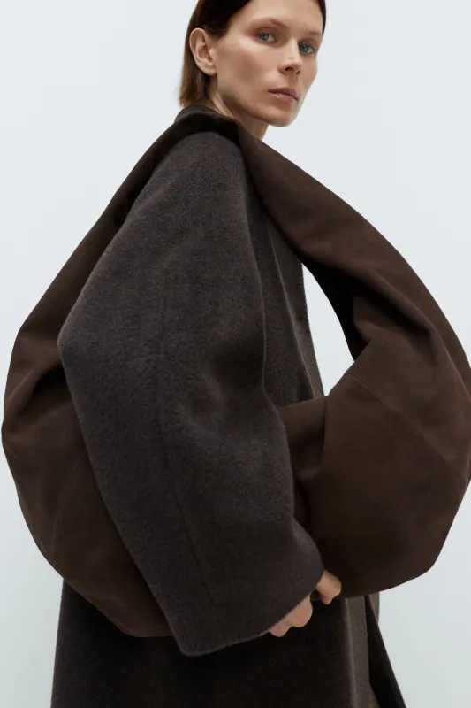 SUEDE CROSSBODY XL BAG made by Cordera