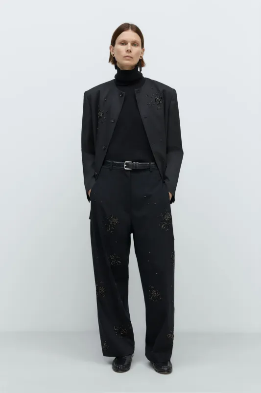 EMBELLISHED TAILORING PANTS sold by Cordera