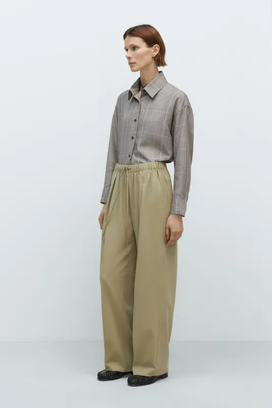 PLEATED RELAXED PANTS sold by Cordera