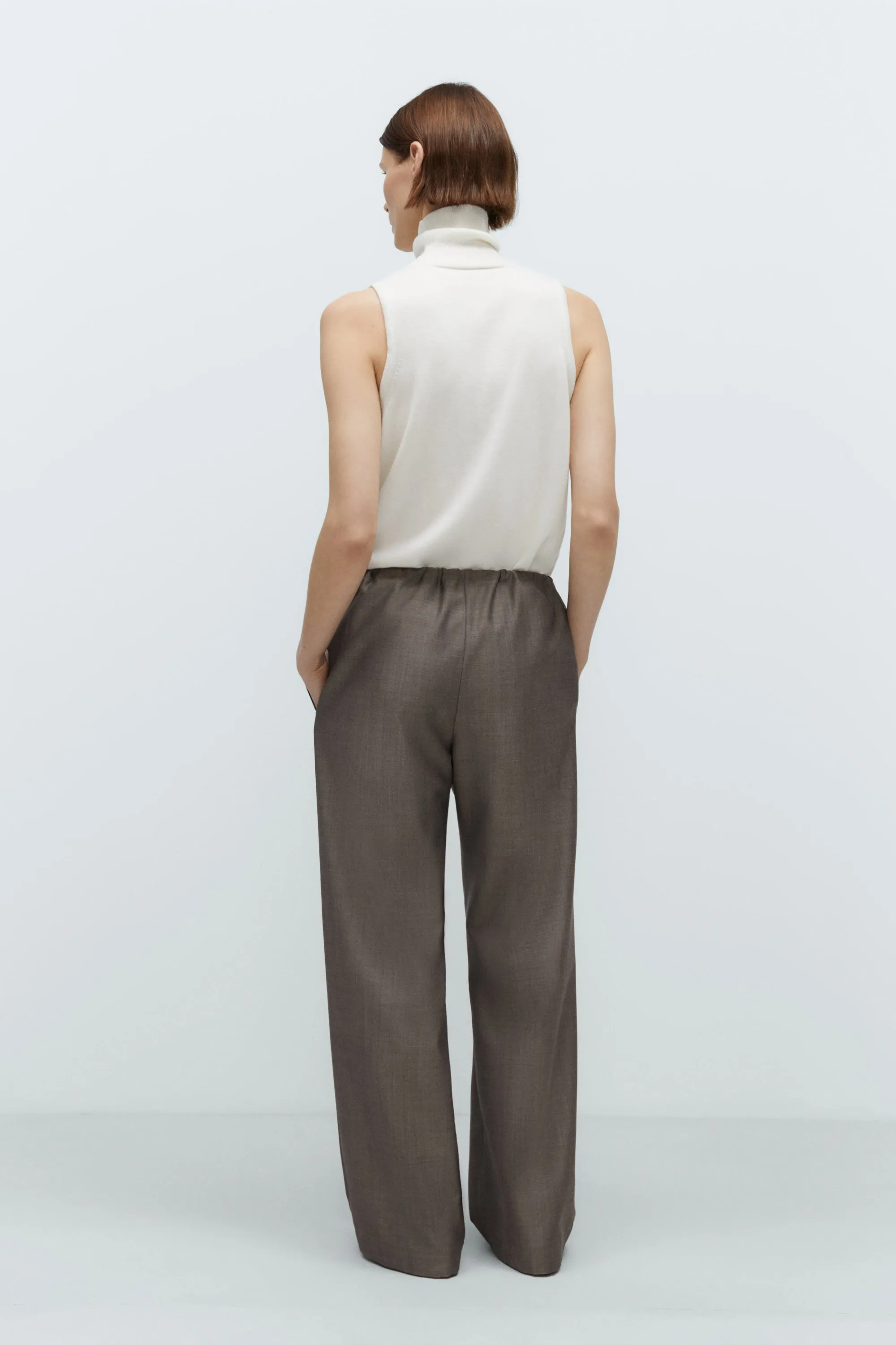 MOHAIR RELAXED PANTS sold by Cordera product image thumbnail 3