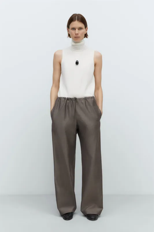 MOHAIR RELAXED PANTS sold by Cordera