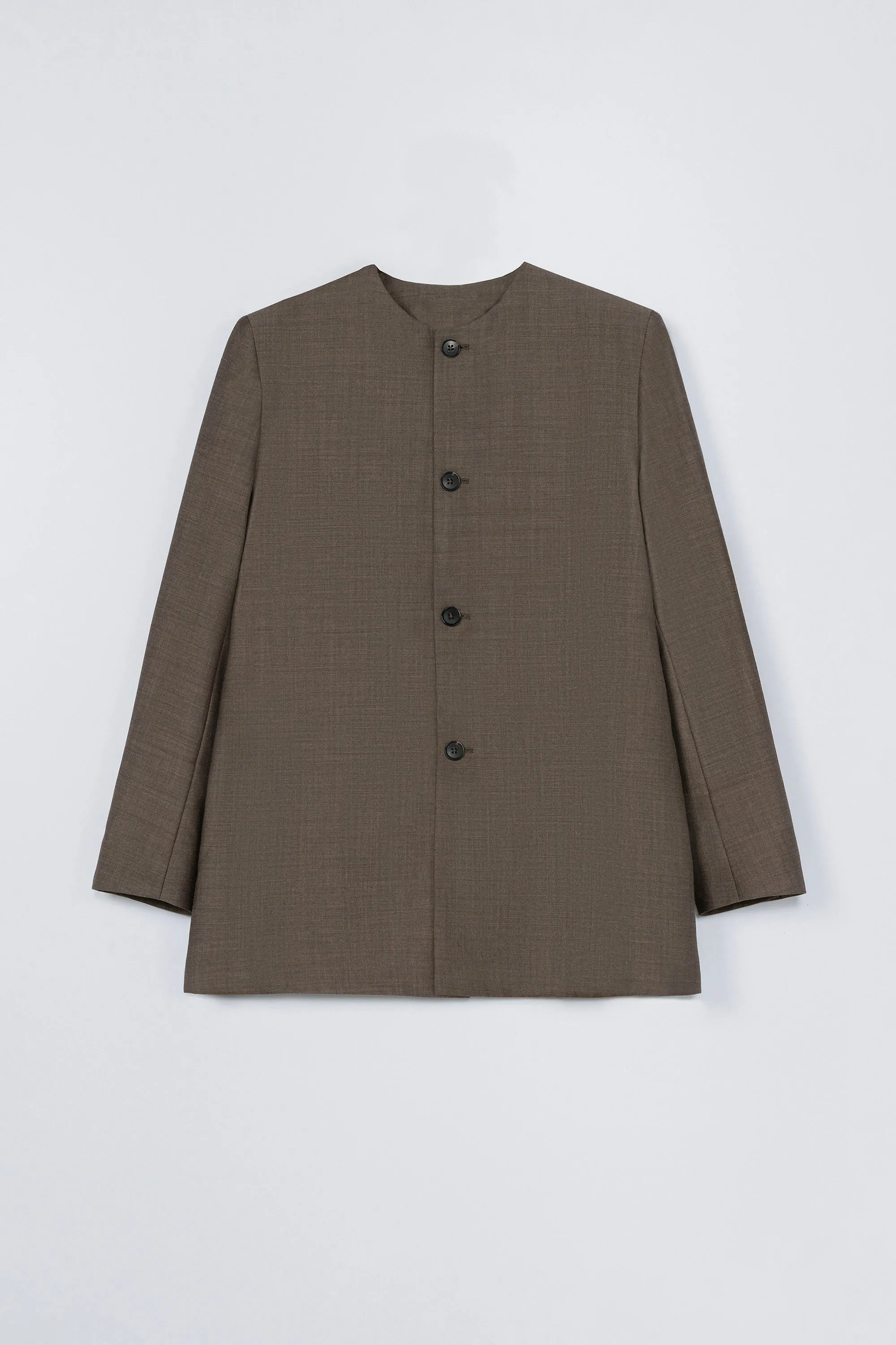 ROUND-NECK MOHAIR BLAZER sold by Cordera product image thumbnail 4