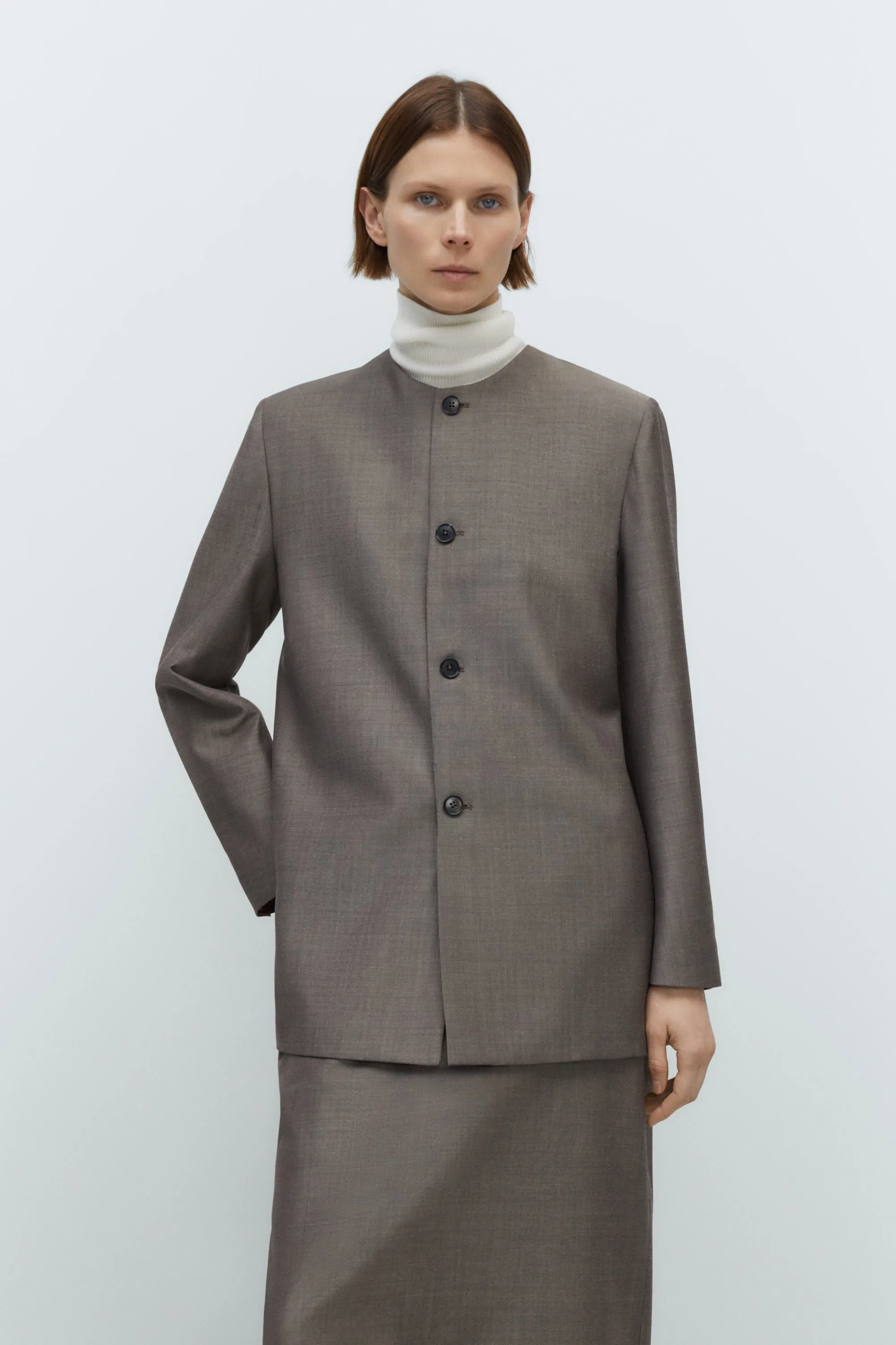 ROUND-NECK MOHAIR BLAZER sold by Cordera product image thumbnail 2