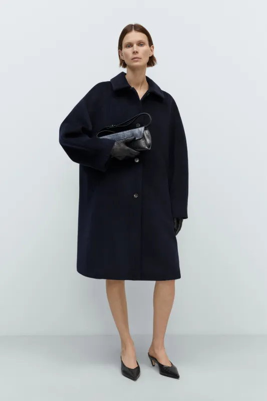 SINGLE-BREASTED WOOL COAT sold by Cordera
