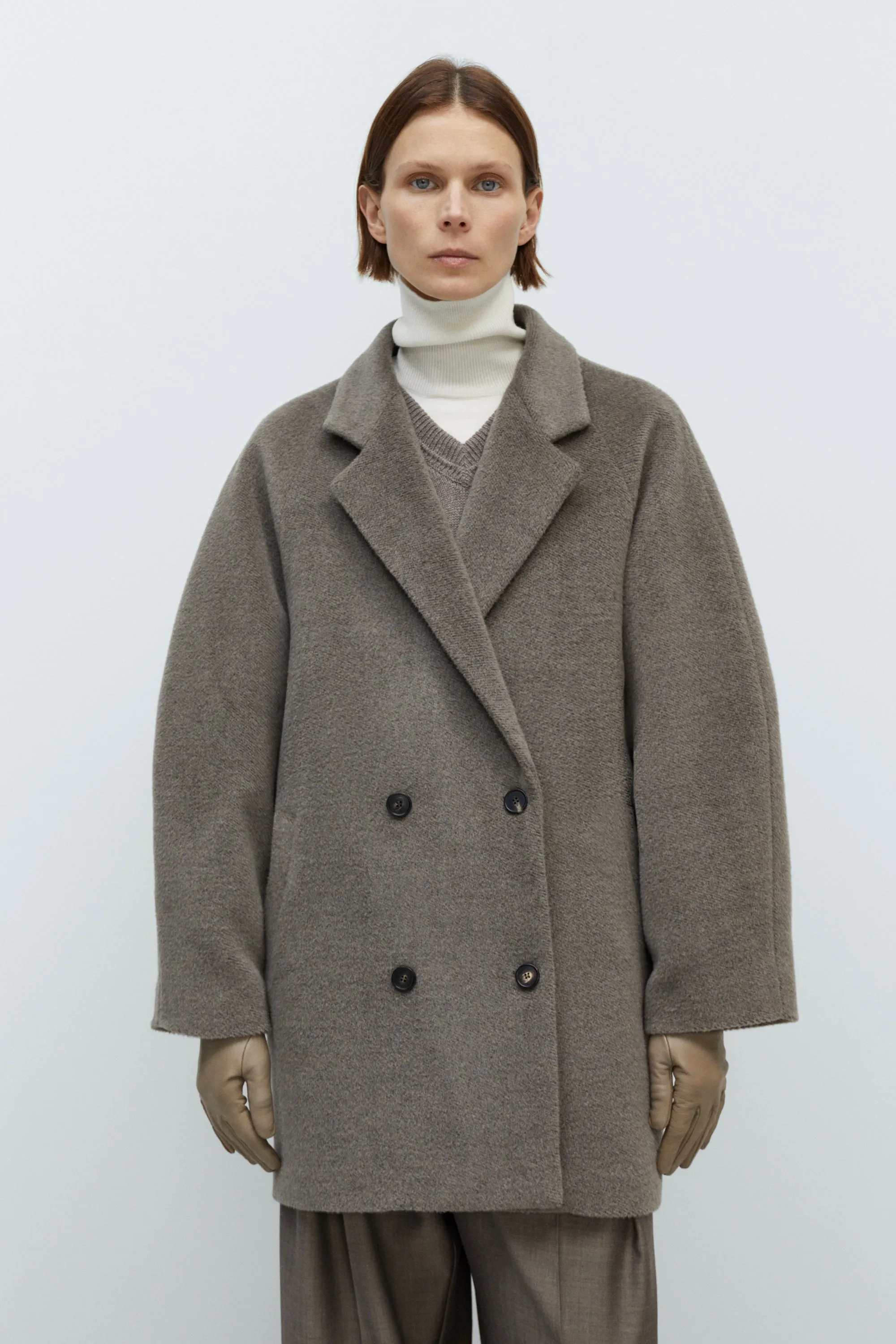 DOUBLE-BREASTED WOOL COAT sold by Cordera product image thumbnail 2