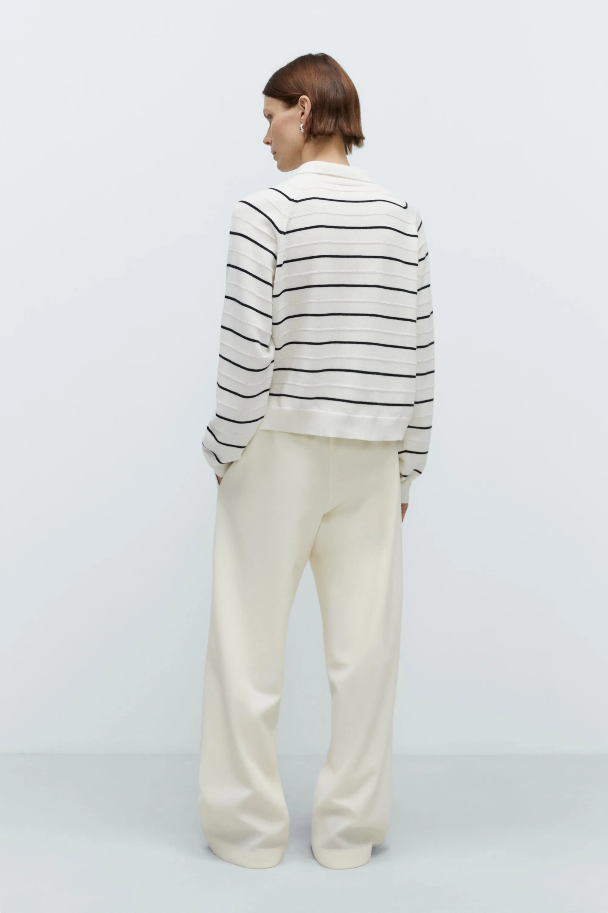 MERINO WOOL STRIPED POLO sold by Cordera product image thumbnail 3