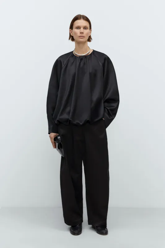 SATIN BALLOON BLOUSE sold by Cordera