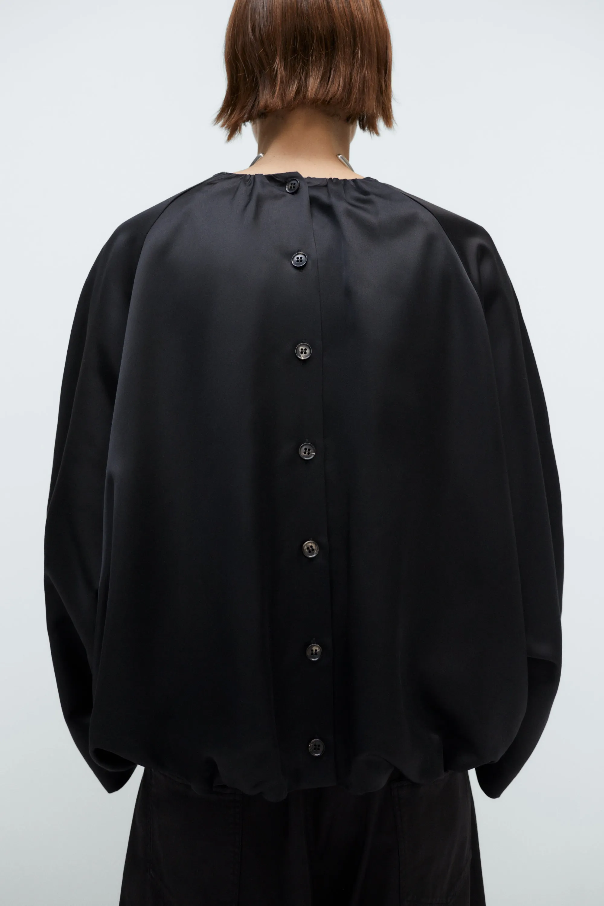 SATIN BALLOON BLOUSE sold by Cordera product image thumbnail 3