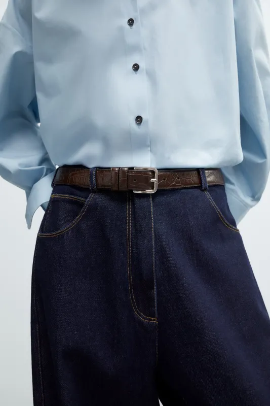 CLASSIC BELT CROCODILE made by Cordera