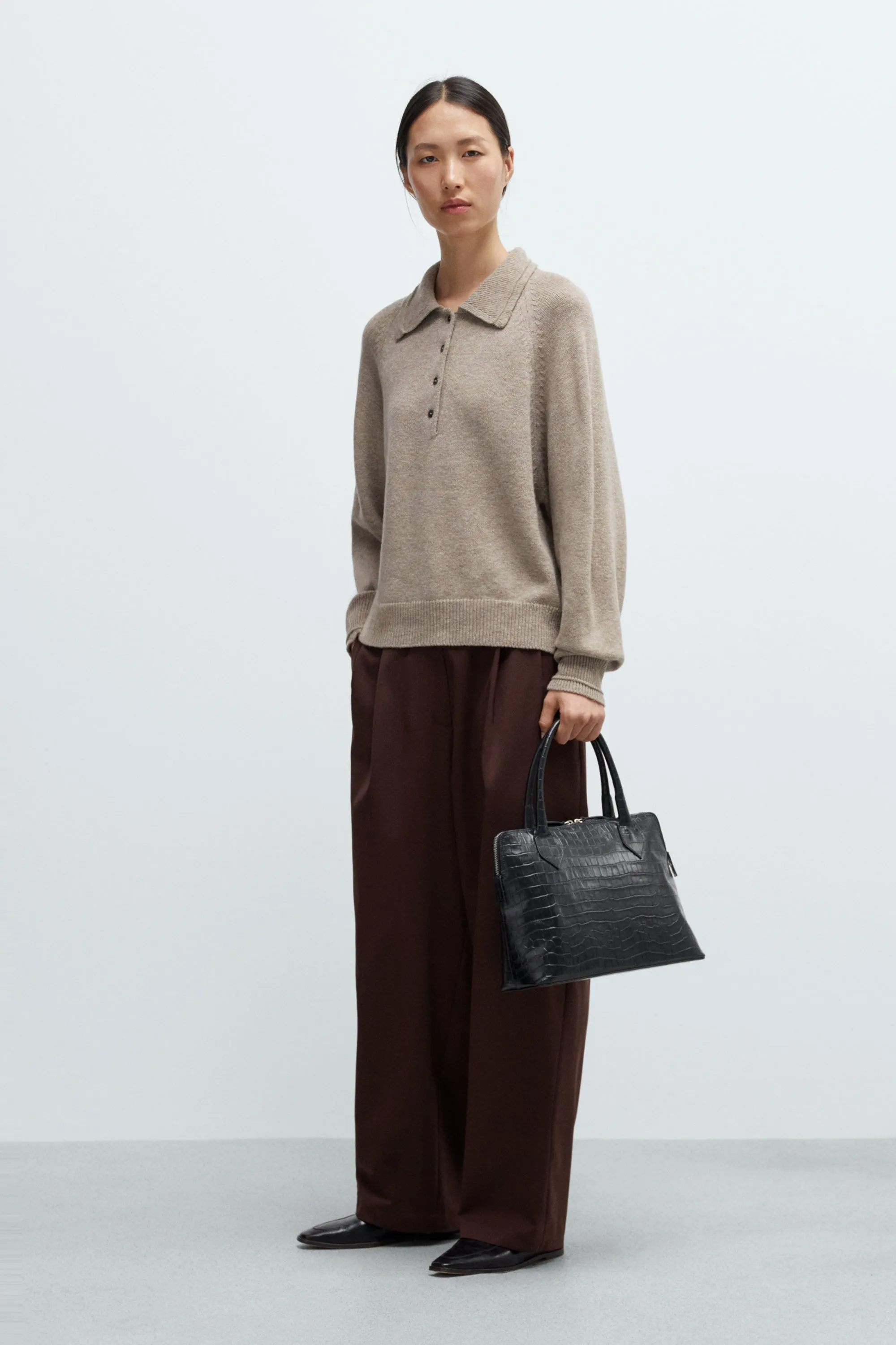 MERINO WOOL POLO SWEATER sold by Cordera