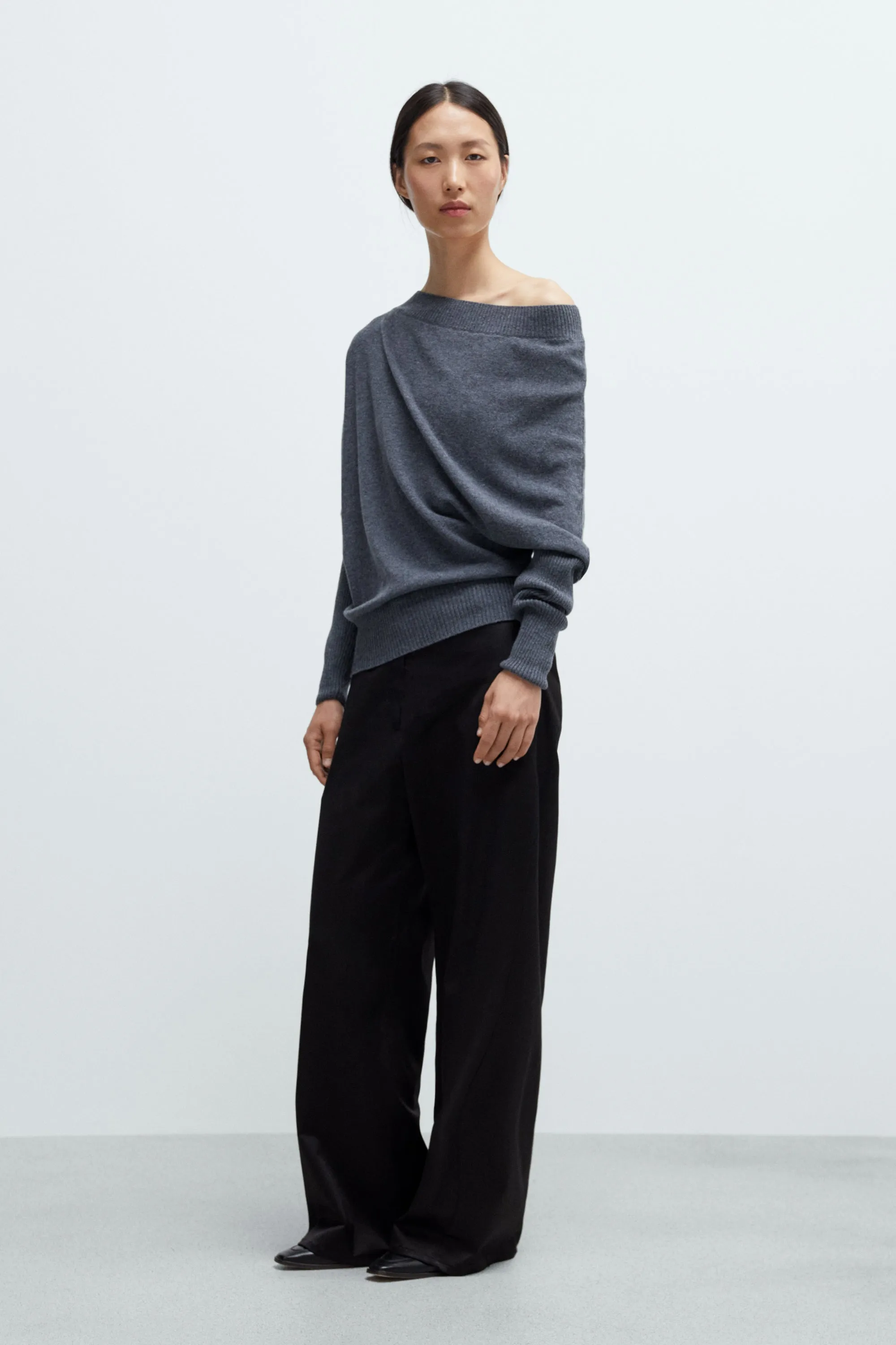 MERINO WOOL OFF-SHOULDER SWEATER sold by Cordera