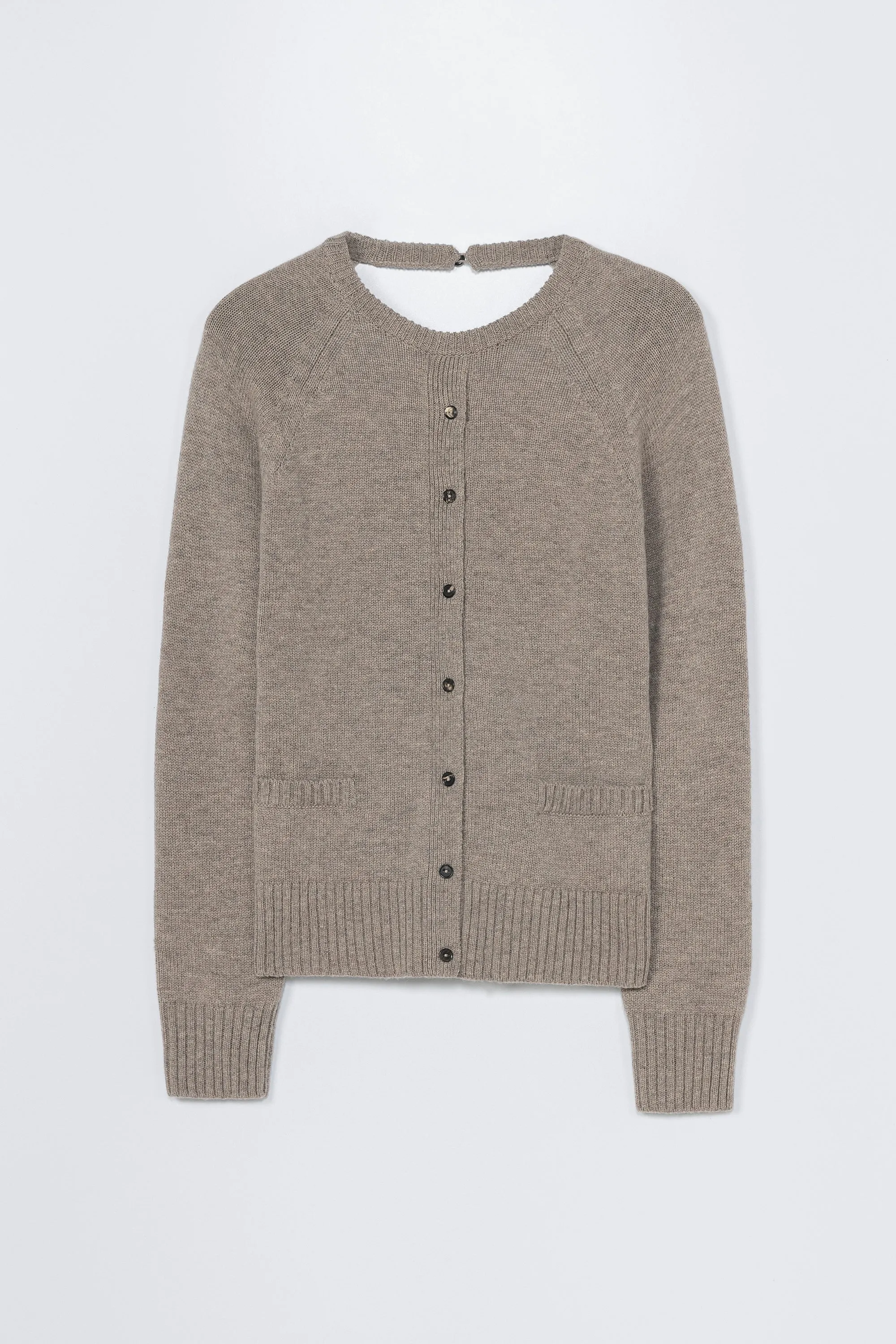 MERINO WOOL OPEN-BACK CARDIGAN sold by Cordera product image thumbnail 4