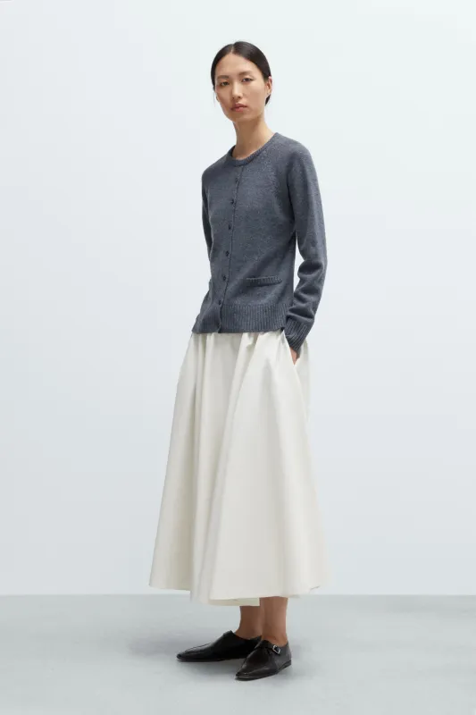 MERINO WOOL OPEN-BACK CARDIGAN sold by Cordera