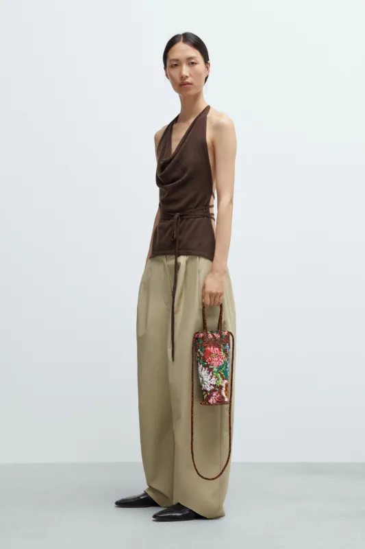 MERINO WOOL TIE TOP sold by Cordera