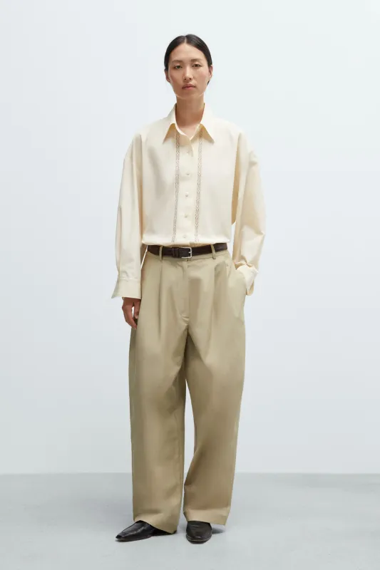 LACE SHIRT made by Cordera