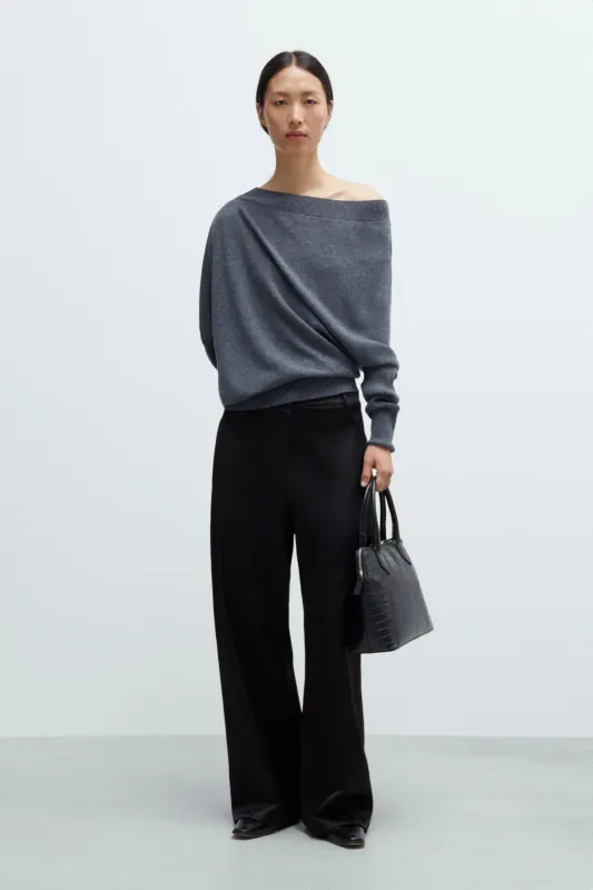 SATIN STRAIGHT PANTS sold by Cordera