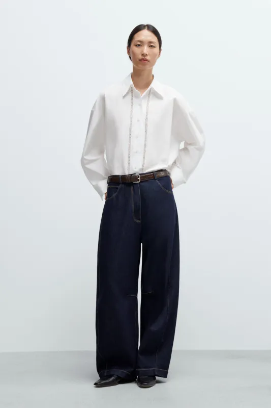 CURVED BAGGY JEANS sold by Cordera