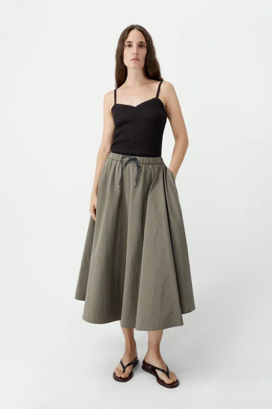 COTTON & SILK RIBBED TANK TOP made by Cordera