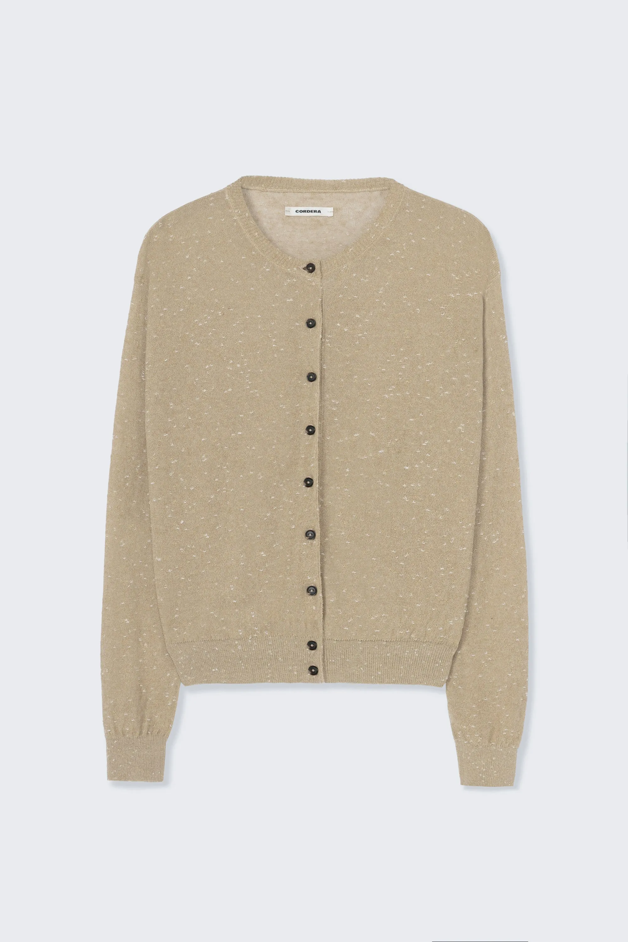 LINEN & COTTON FLECKED CARDIGAN sold by Cordera product image thumbnail 4