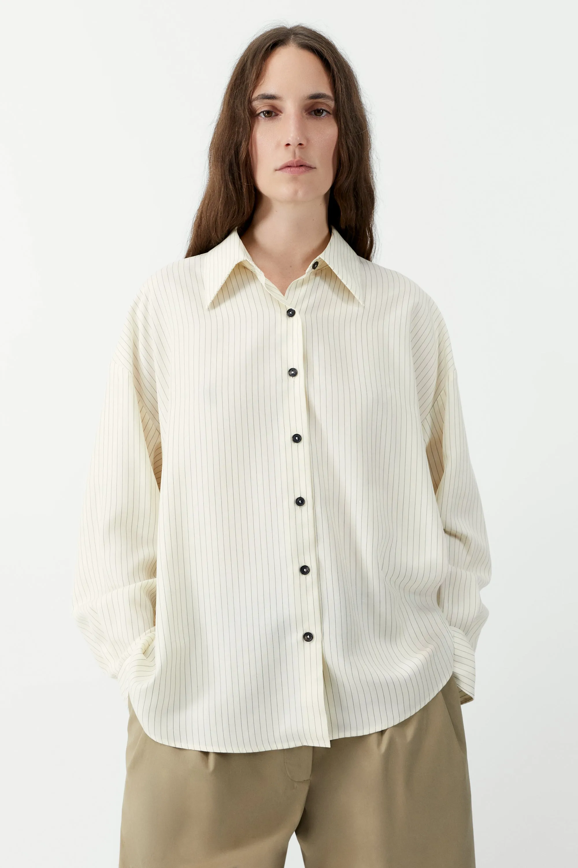 OVERSIZED PENCIL STRIPED SHIRT sold by Cordera product image thumbnail 2