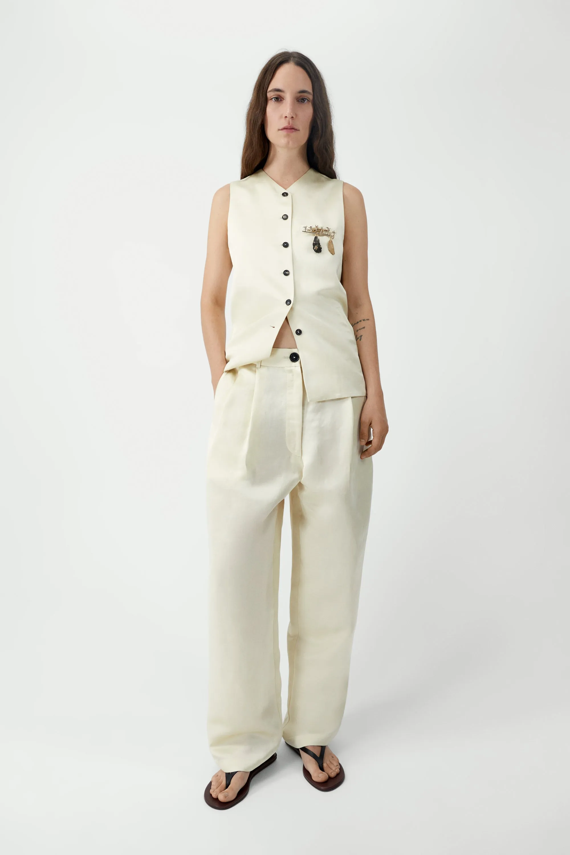 SATIN MASCULINE PANTS sold by Cordera