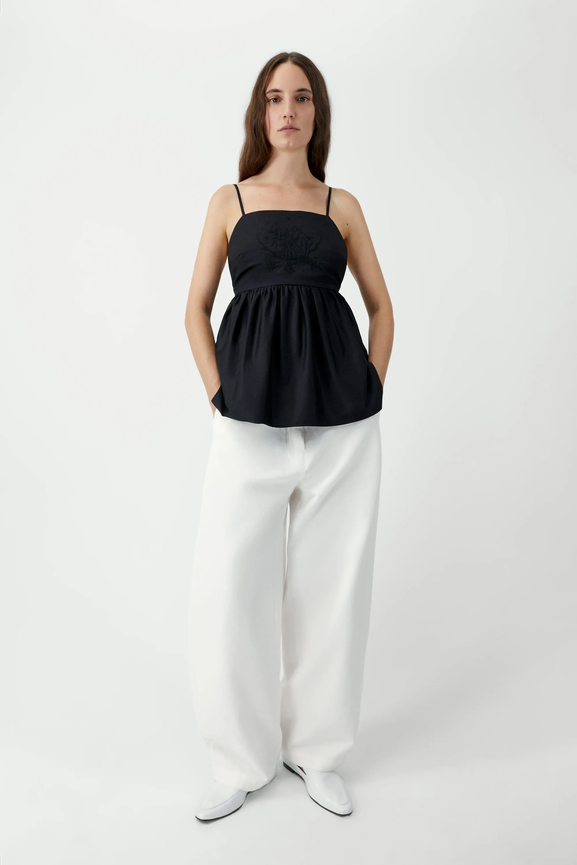 COTTON EMBROIDERED TOP sold by Cordera