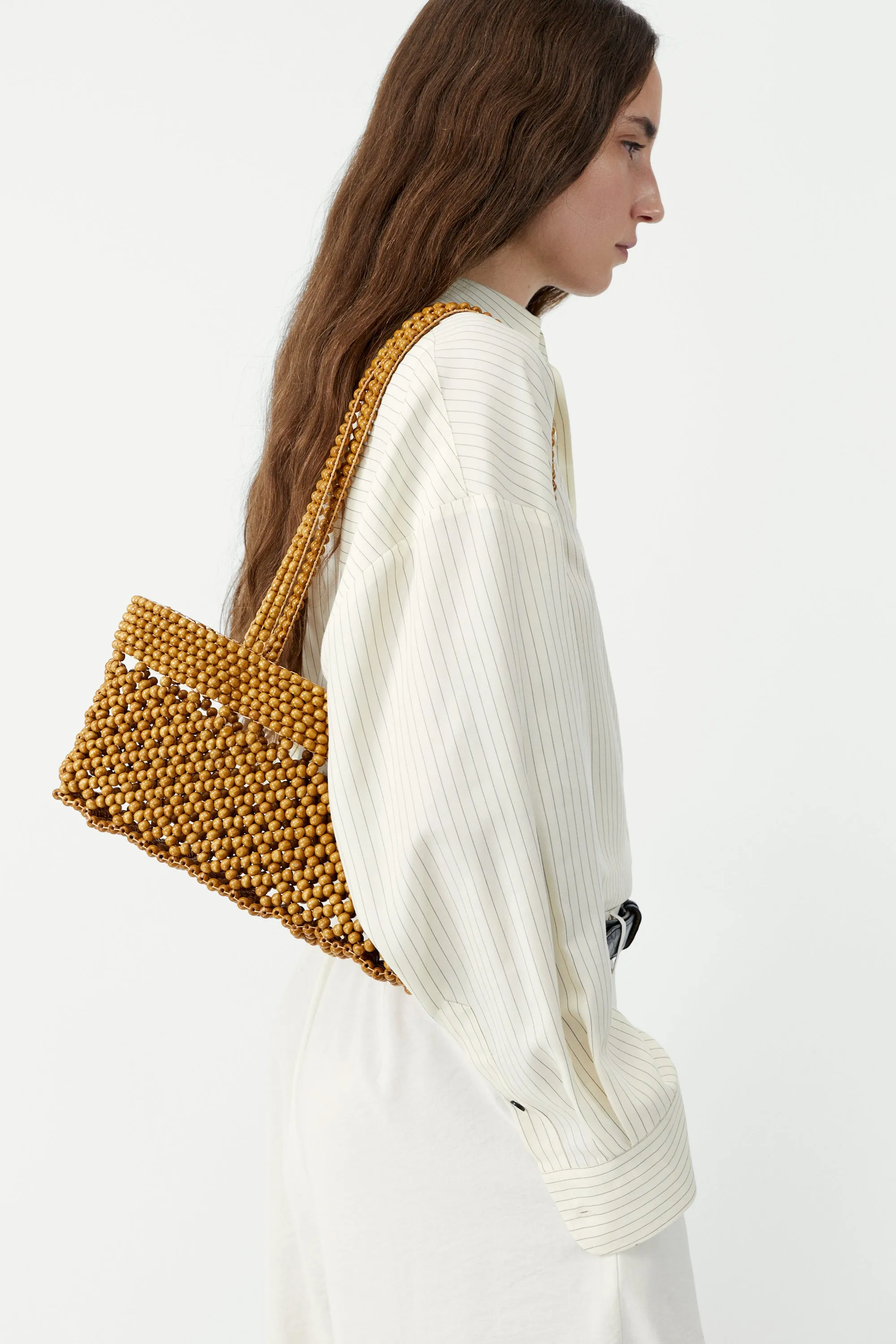 WOODEN BEADS MINI BAG sold by Cordera product image thumbnail 2