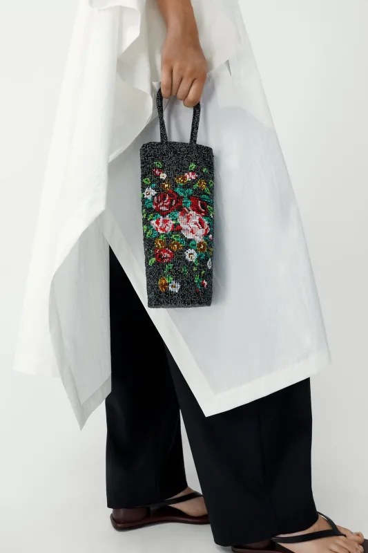 HANDMADE BEADED BAG ROSAS sold by Cordera