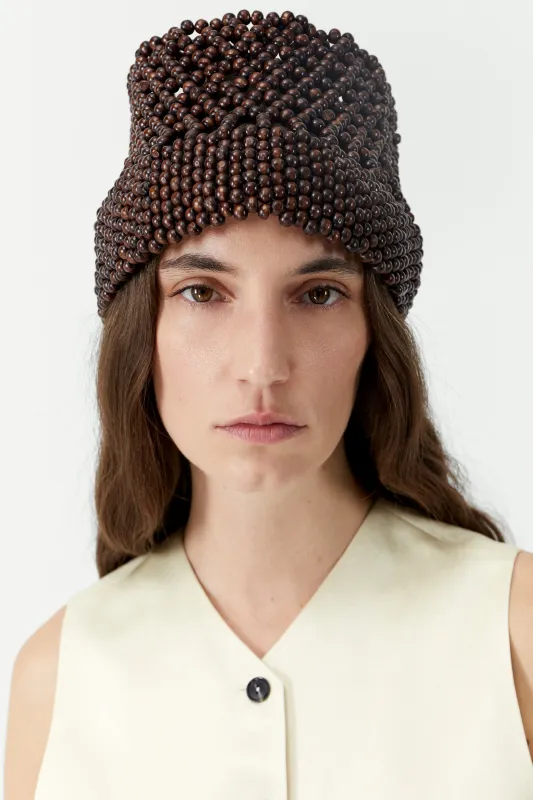 WOODEN BEADS BUCKET made by Cordera