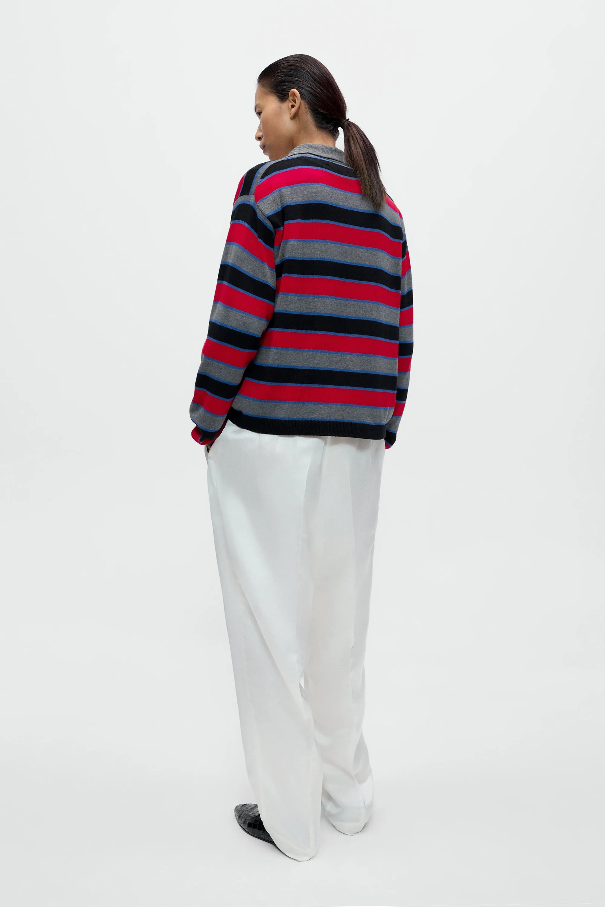 ORGANIC COTTON LONG-SLEEVE POLO sold by Cordera product image thumbnail 3