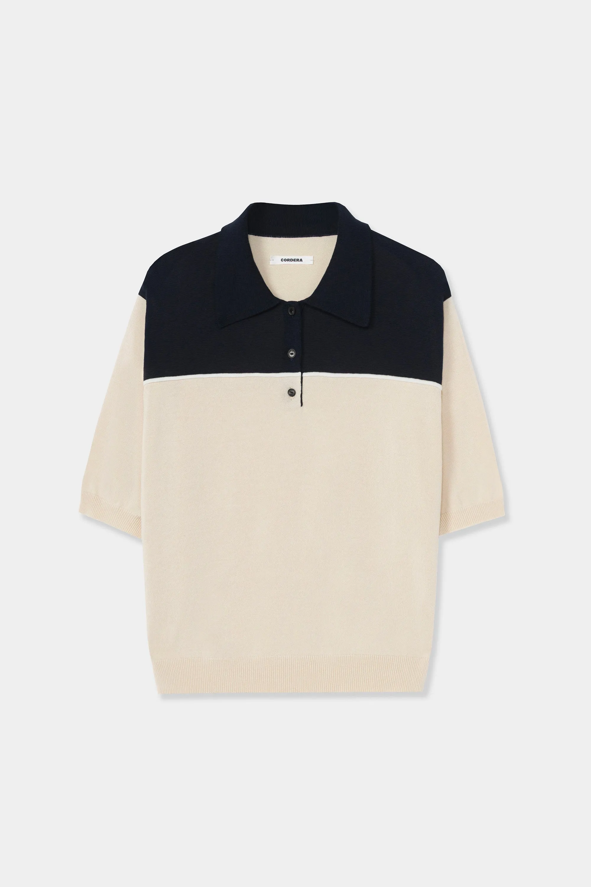 ORGANIC COTTON COLORBLOCK POLO sold by Cordera product image thumbnail 4