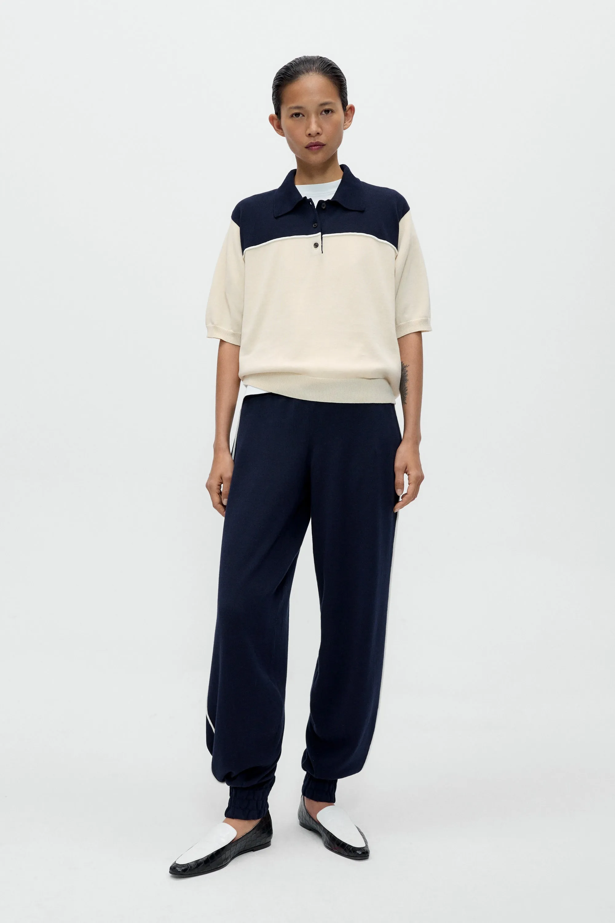 ORGANIC COTTON COLORBLOCK POLO sold by Cordera product image thumbnail 2