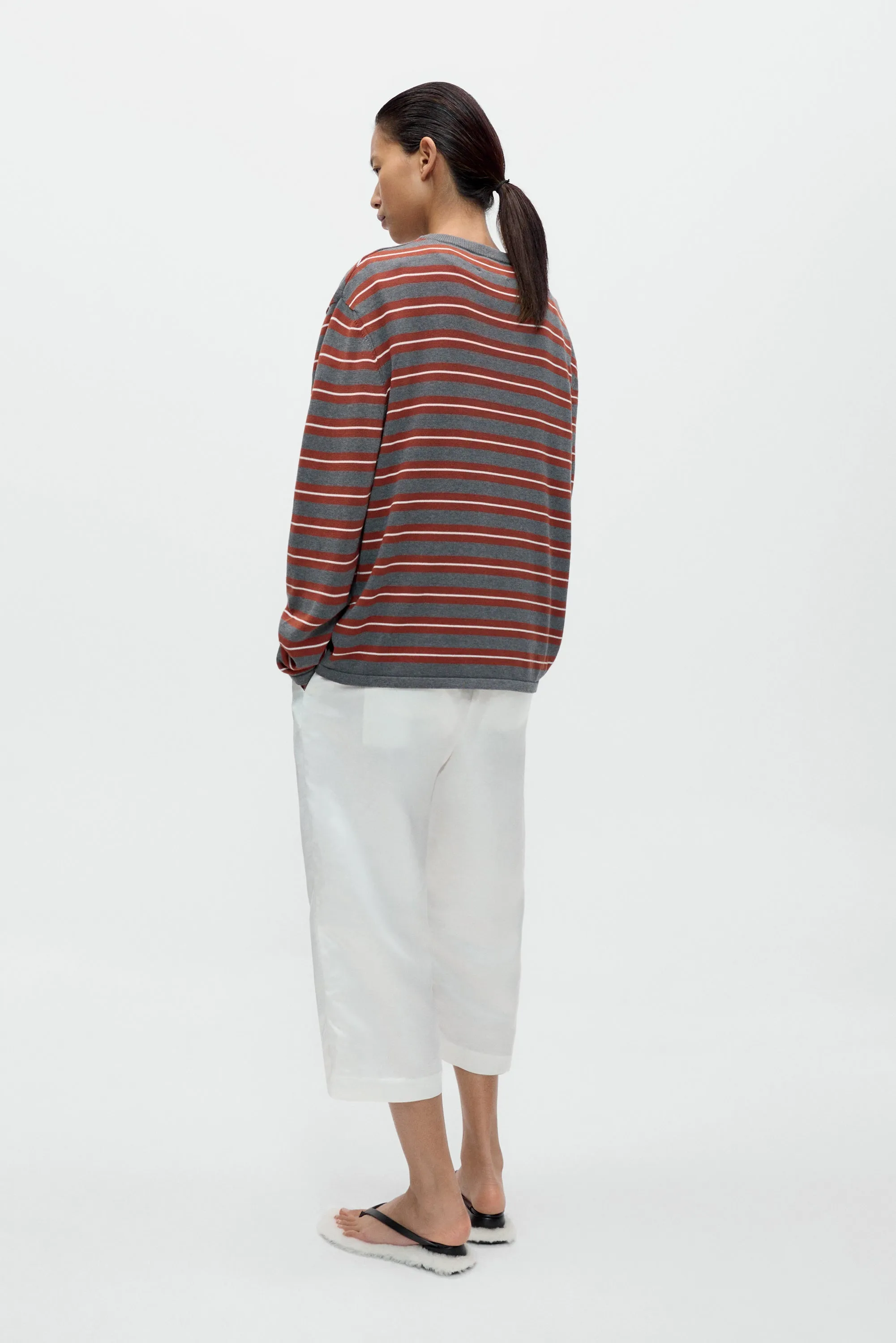 ORGANIC COTTON STRIPED LONG-SLEEVE TEE sold by Cordera product image thumbnail 3